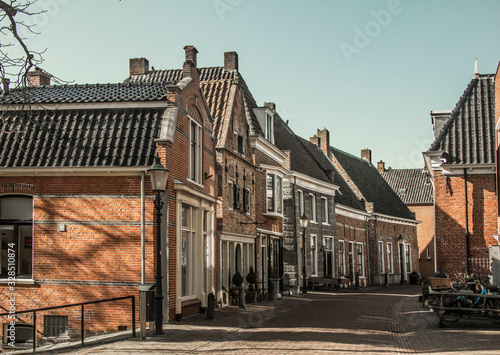 old houses in the city photo