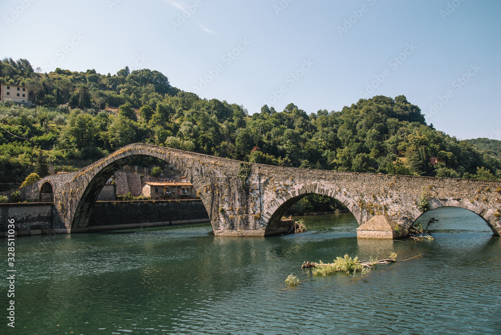 Bridge of the devil in Italy