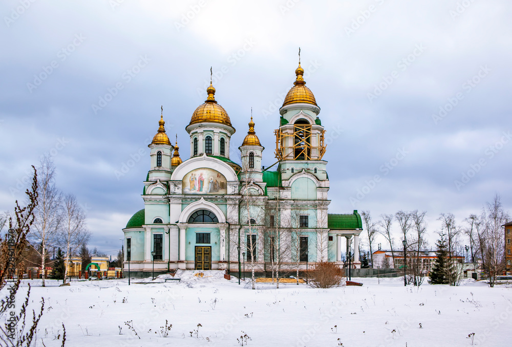 Temple in the name of St. Sergius of Radonezh. Nizhny Tagil. Sverdlovsk region. Russia Temple in the name of St. Sergius of Radonezh. Nizhny Tagil. Sverdlovsk region. Russia