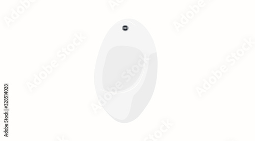 Vector Isolated Illustration of a Urinal