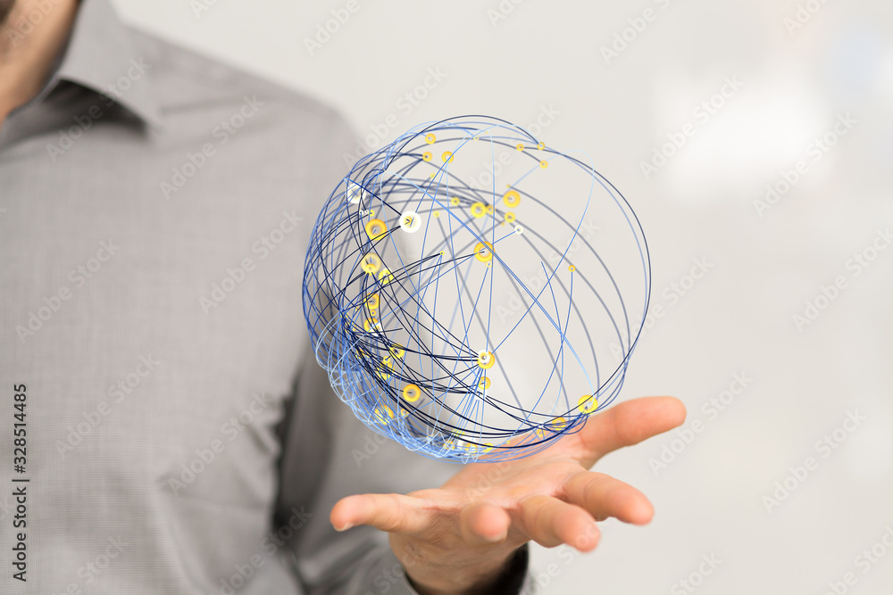 the 3d Global Network Of People.