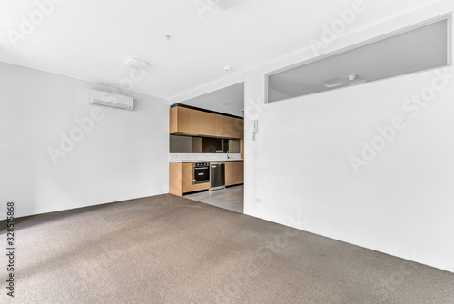 Empty and unfurnished brand new apartment