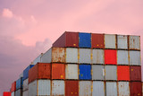 Container stack for packing goods For morning import and export