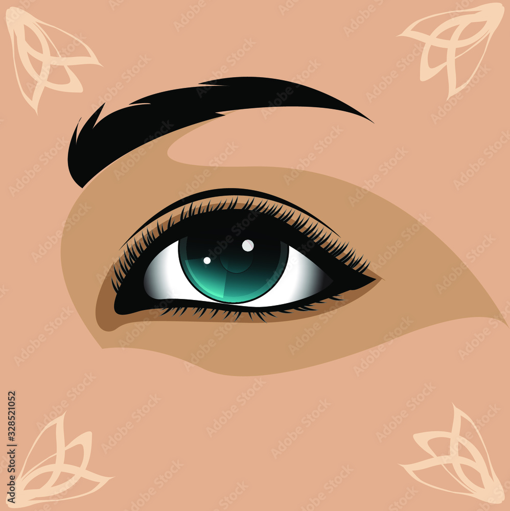 vector illustration of an eye vector illustration of an eye