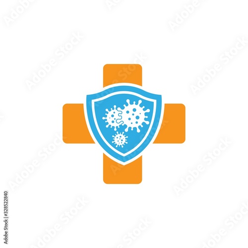 virus and bacteria icon vector illustration design