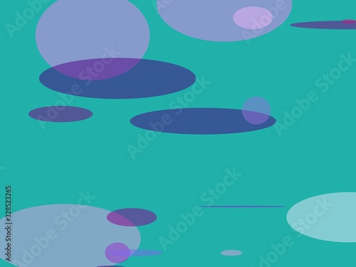 Abstract violet ellipses illustration background