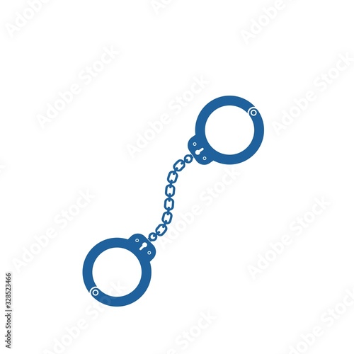 handcuff vector icon illustration design