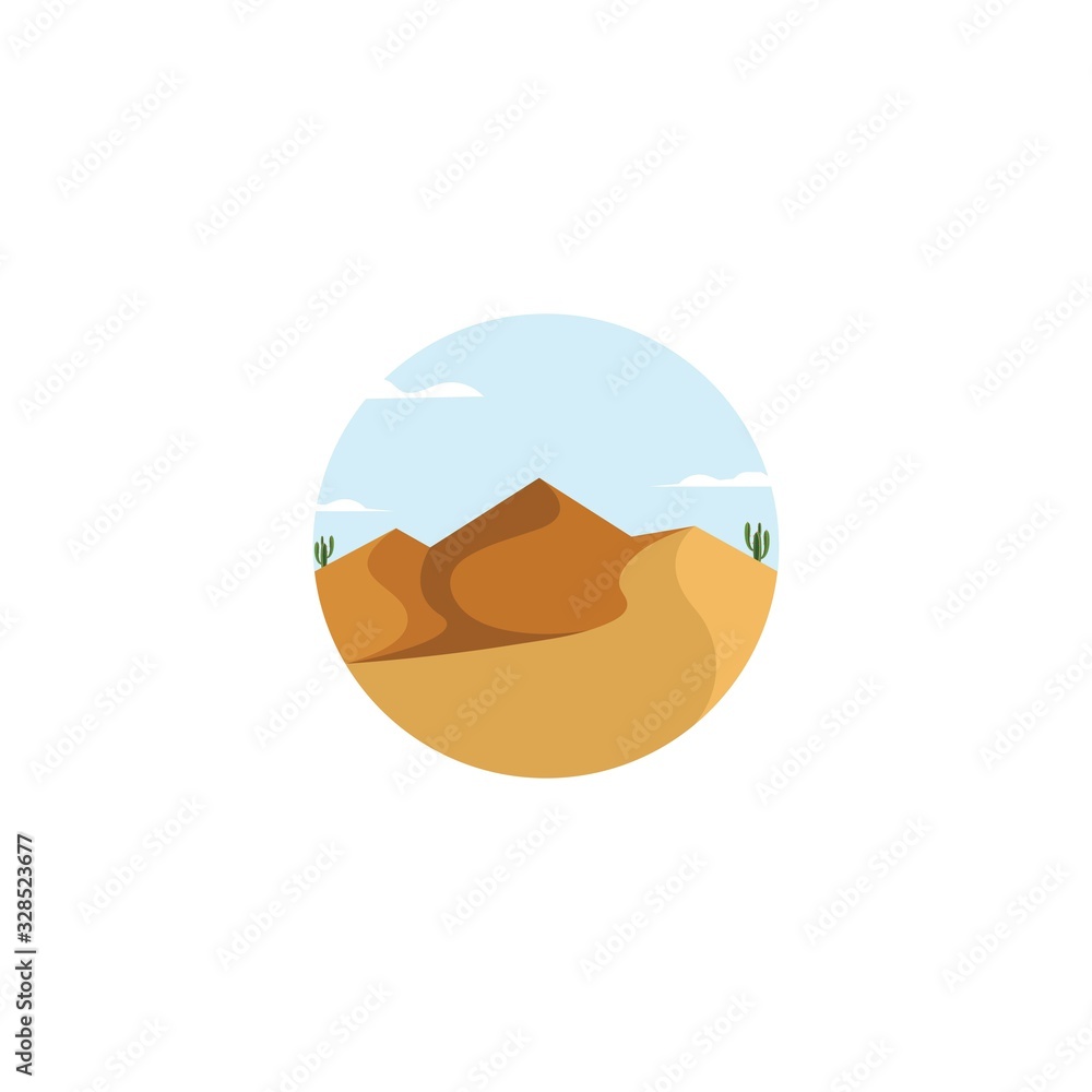 landscape desert vector illustration landscape desert vector illustration
