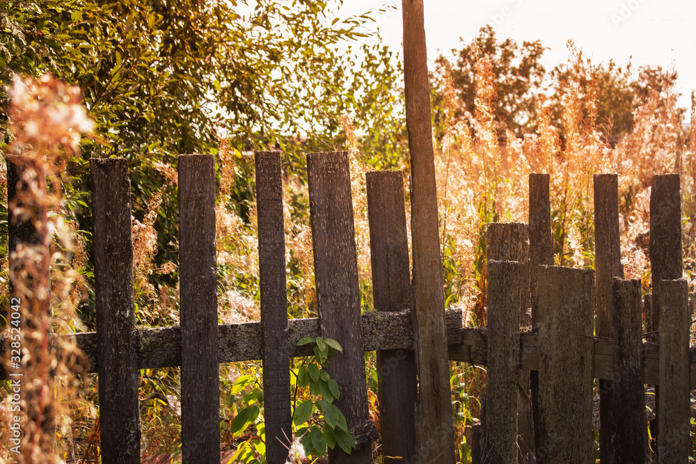 The background of the crooked fence The background of the crooked fence