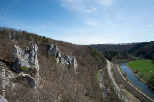 Hike in spring in the beautiful Danube Valley photo