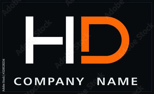 Logotipo con letras HD