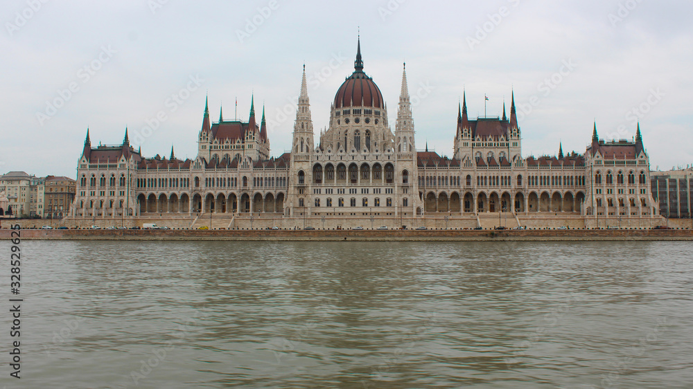 The Building Of The Parliament Of Hungary