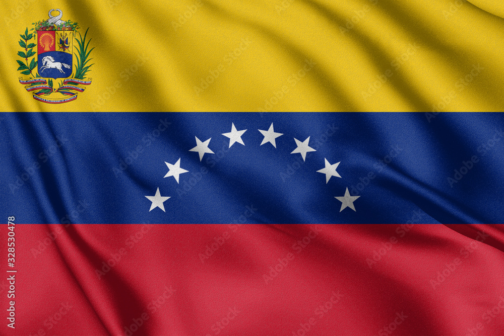 Waving color flag. Silk texure. 3d illustration. Waving color flag. Silk texure. 3d illustration.