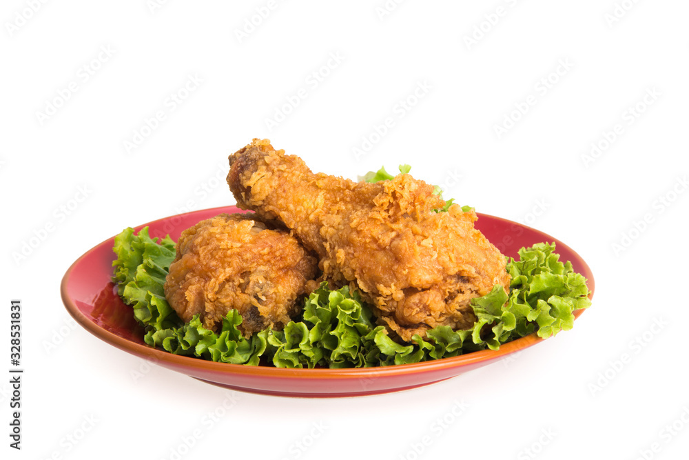 plate of fried chicken plate of fried chicken