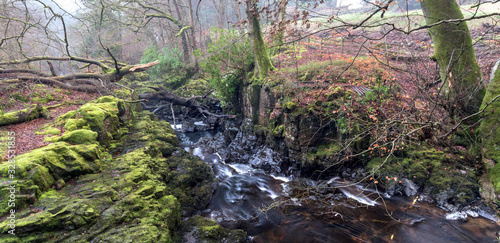 Long exposure of River Calder as it narrows