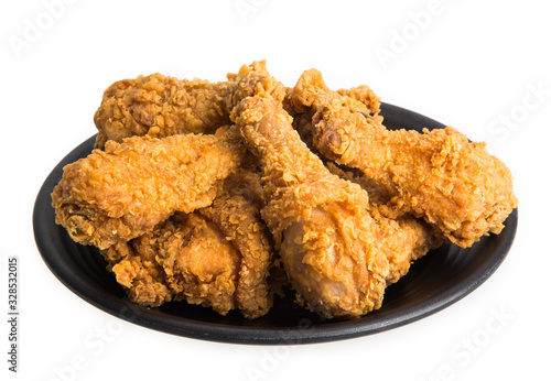 plate of fried chicken