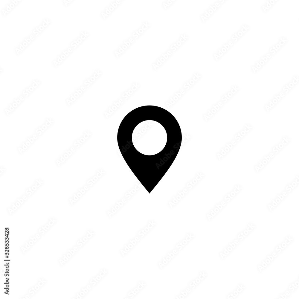 Location icon. Map pin symbol. Logo design element Location icon. Map pin symbol. Logo design element