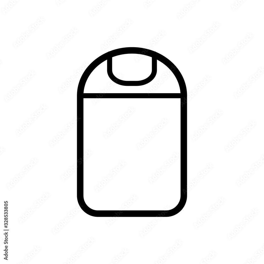 trash can icon vector template trash can icon vector template