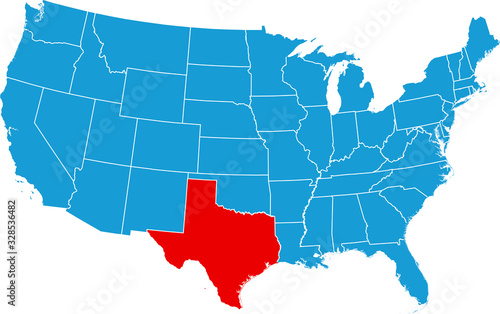 map of Texas