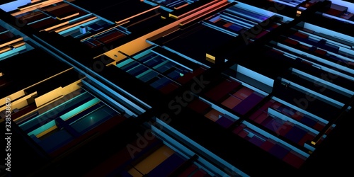 Tableau sur toile Integrated Circuit Design