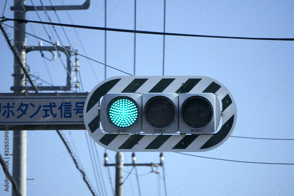 青信号 信号機 Stock 写真 | Adobe Stock
