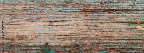 Bild auf Leinwand Wooden background with traces of irradiated paint_