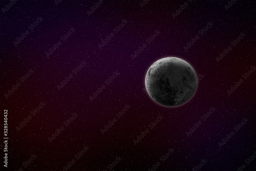 Realistic planet Ganymade, a satellite of Jupiter and most massive of the Solar System's moon. 3D illustration. Realistic planet Ganymade, a satellite of Jupiter and most massive of the Solar System's moon. 3D illustration.
