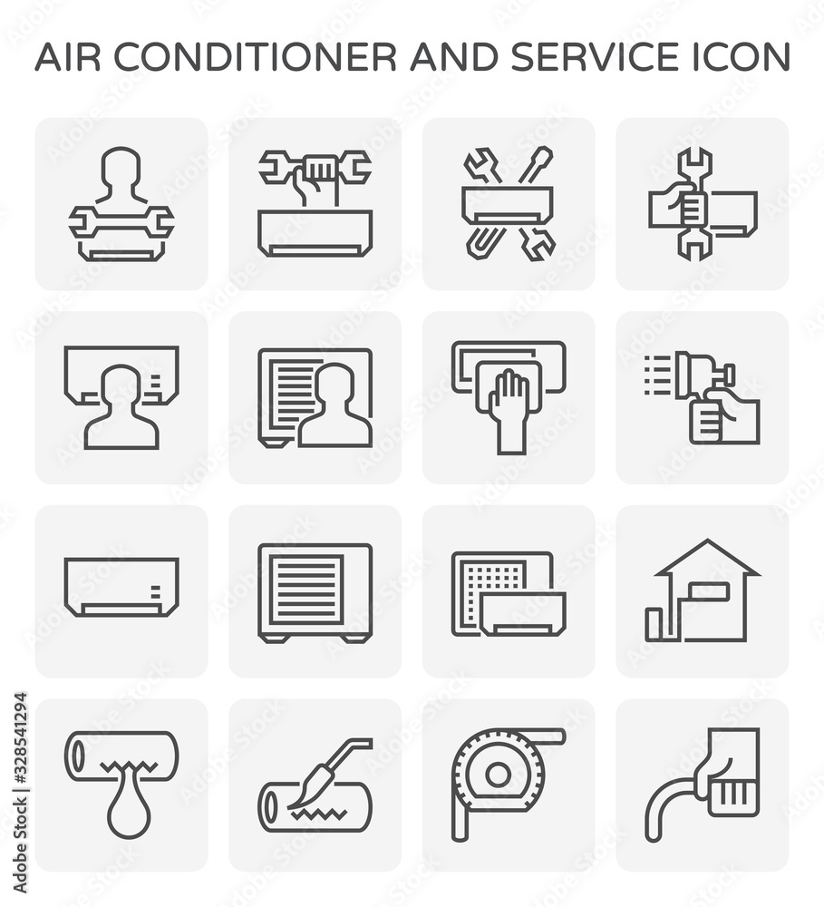 Air conditioner icon Air conditioner icon