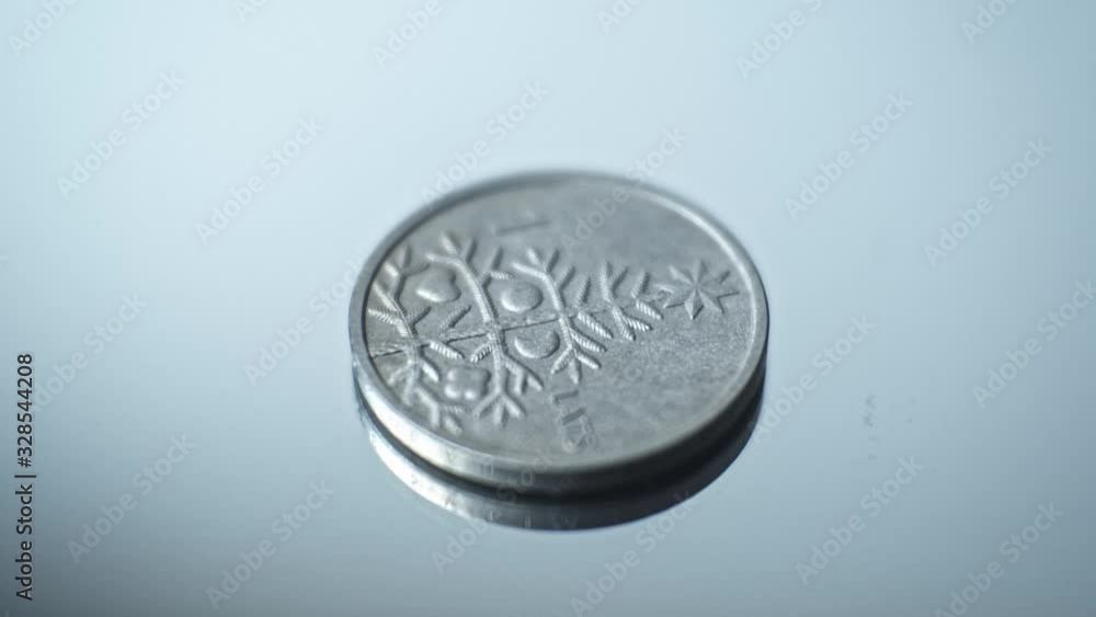 1 lats 2009 - Christmas tree Closeup Coin of the Latvian republic