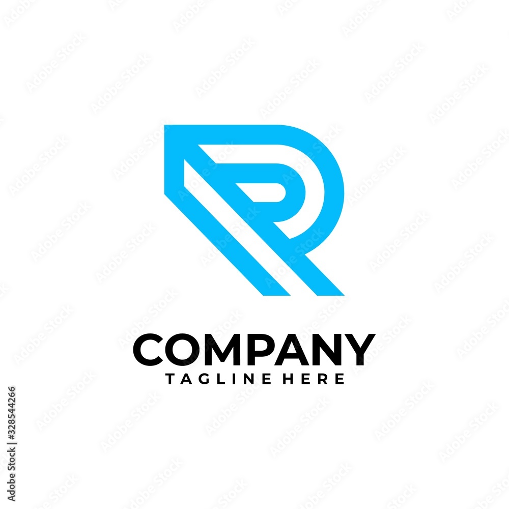 initial letter R logo design vector inspiration initial letter R logo design vector inspiration