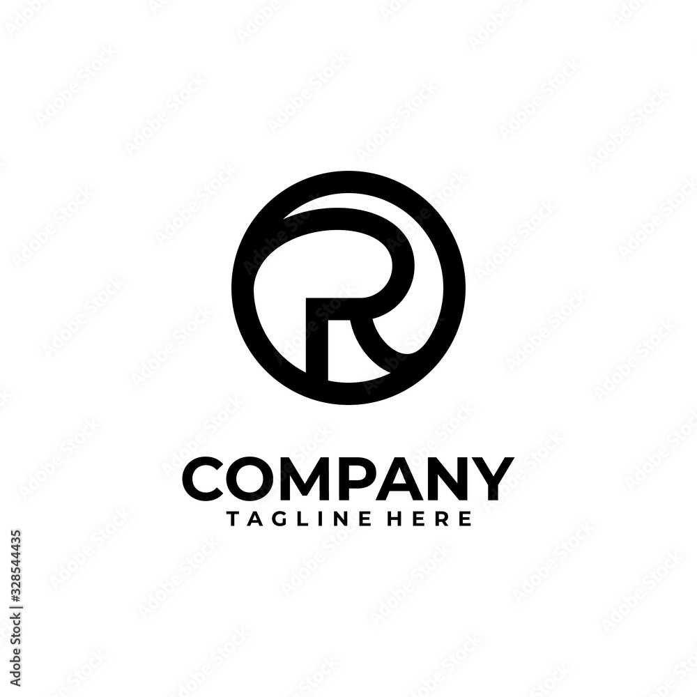 initial letter R logo design vector inspiration initial letter R logo design vector inspiration