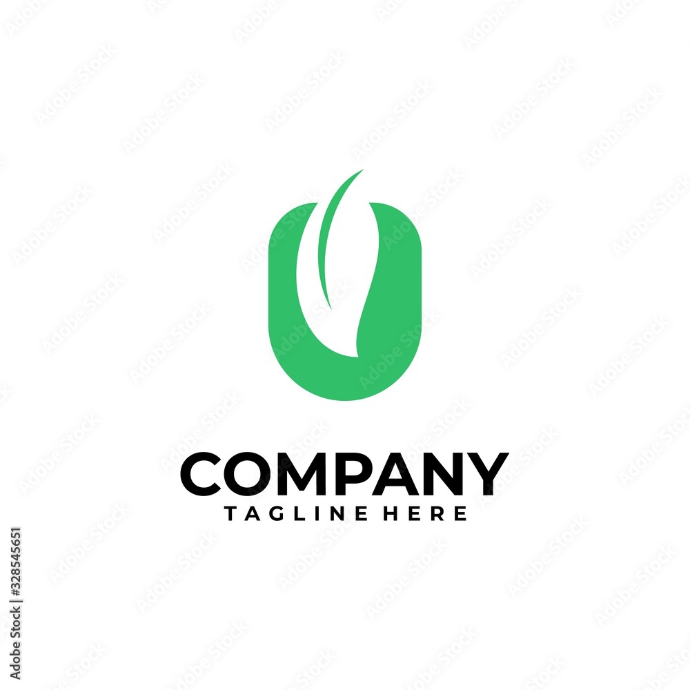 Fototapeta premium initial letter U logo design vector inspiration