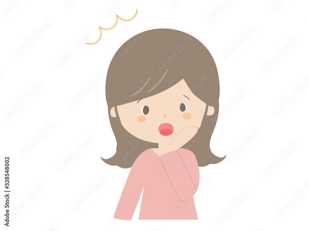 Surprised young woman