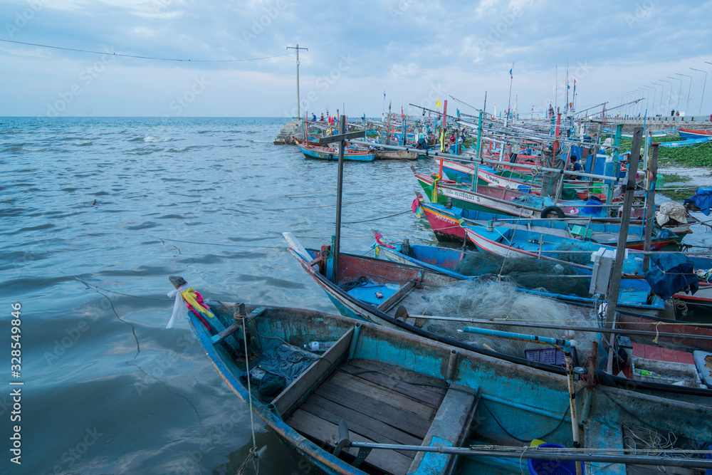 ASIA THAILAND HUA HIN OLD TOWN FISHINGVILLAGE