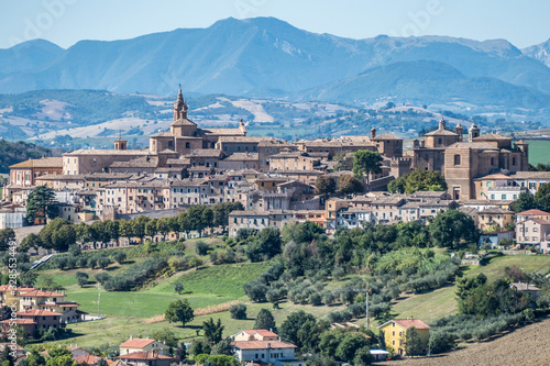 Aerial view of Corinaldo