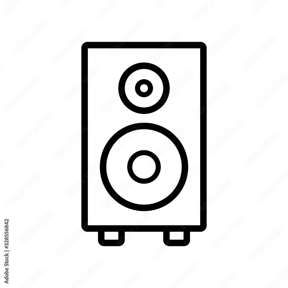 speakers icon vector template speakers icon vector template