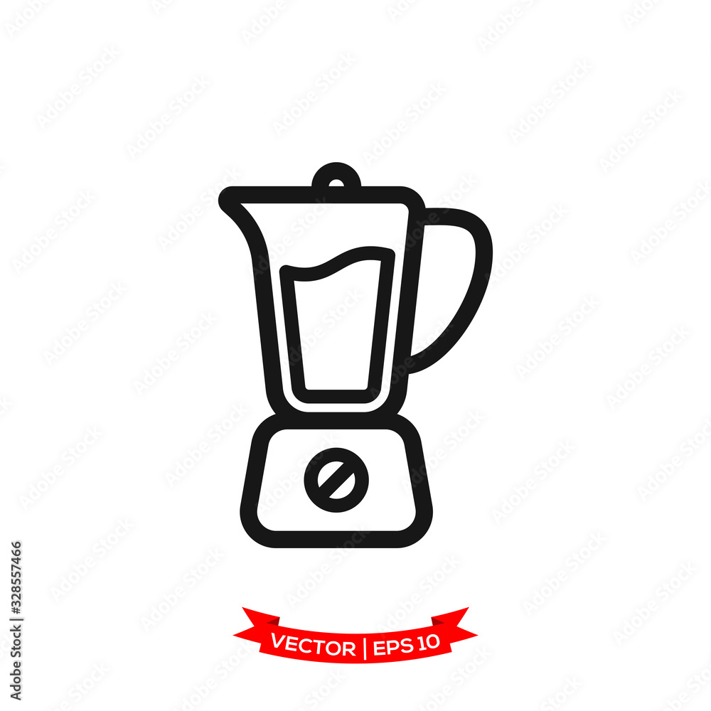 blender icon in trendy flat design blender icon in trendy flat design