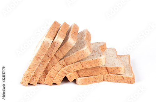 Foto Bread plate made from wheat mixed with Tanya