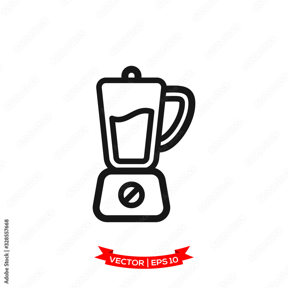 blender icon in trendy flat design blender icon in trendy flat design