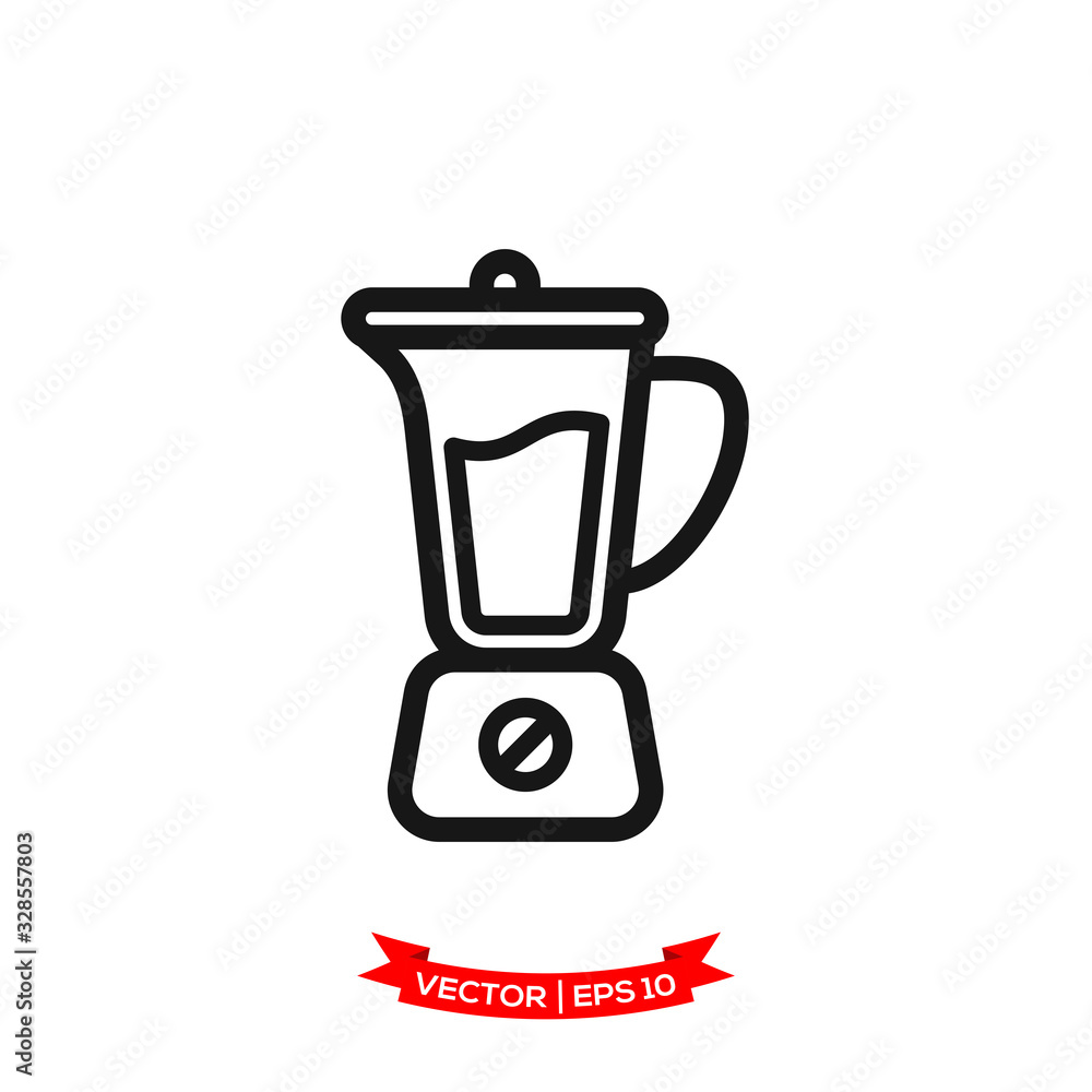 blender icon in trendy flat design blender icon in trendy flat design