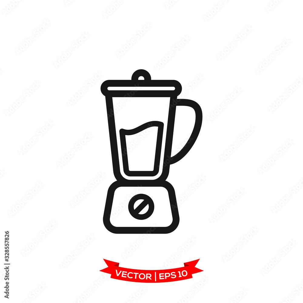 blender icon in trendy flat design blender icon in trendy flat design