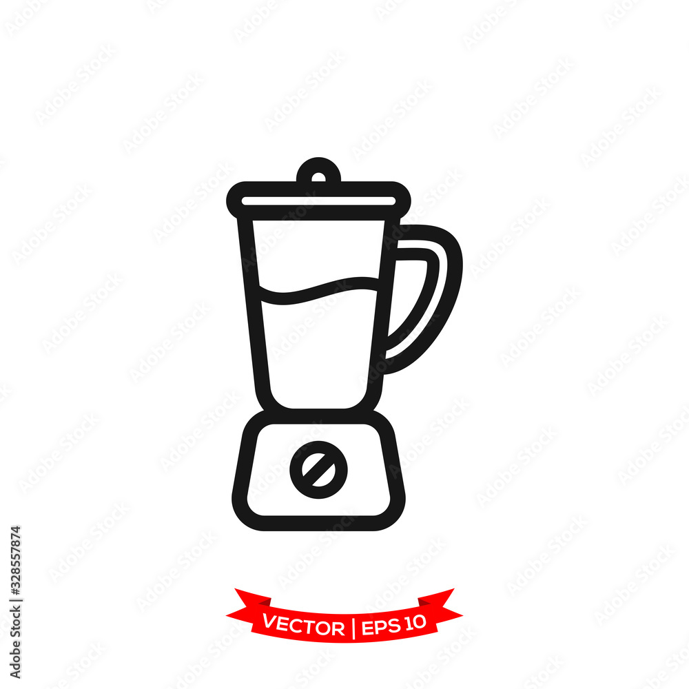 blender icon in trendy flat design blender icon in trendy flat design