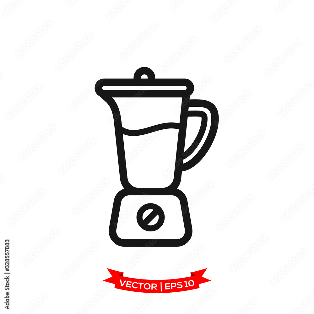 blender icon in trendy flat design blender icon in trendy flat design