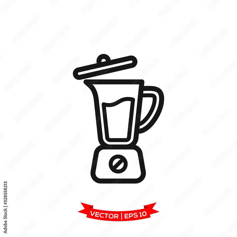 blender icon in trendy flat design blender icon in trendy flat design