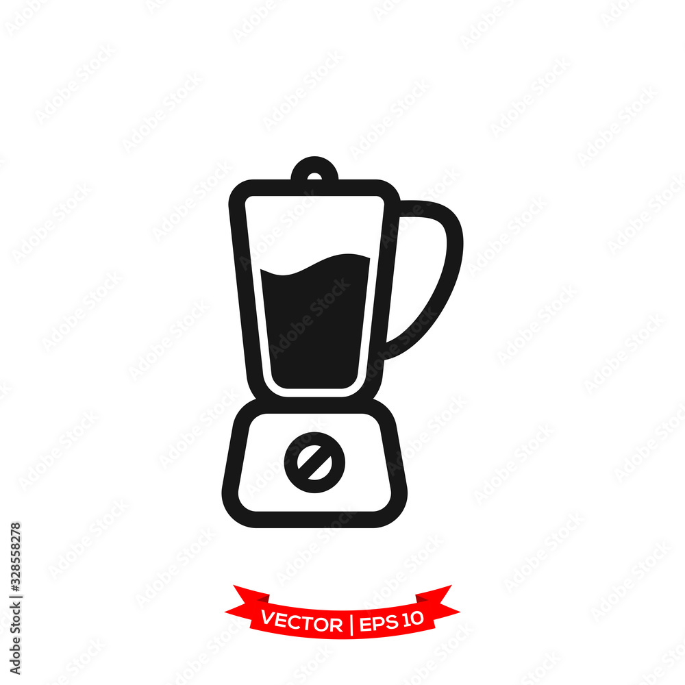 blender icon in trendy flat design blender icon in trendy flat design