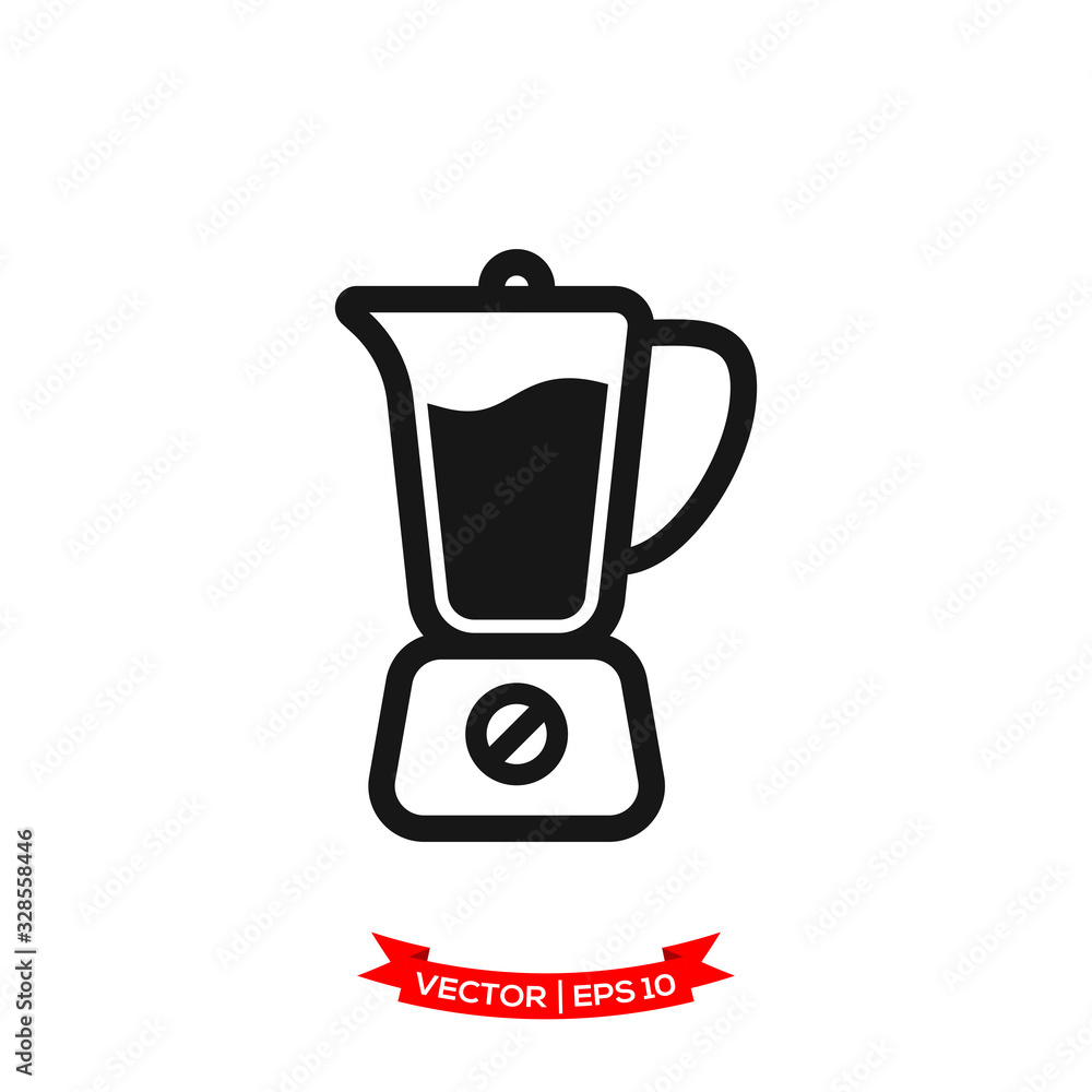 blender icon in trendy flat design blender icon in trendy flat design