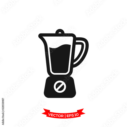 blender icon in trendy flat design
