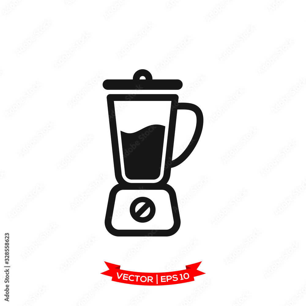 blender icon in trendy flat design blender icon in trendy flat design