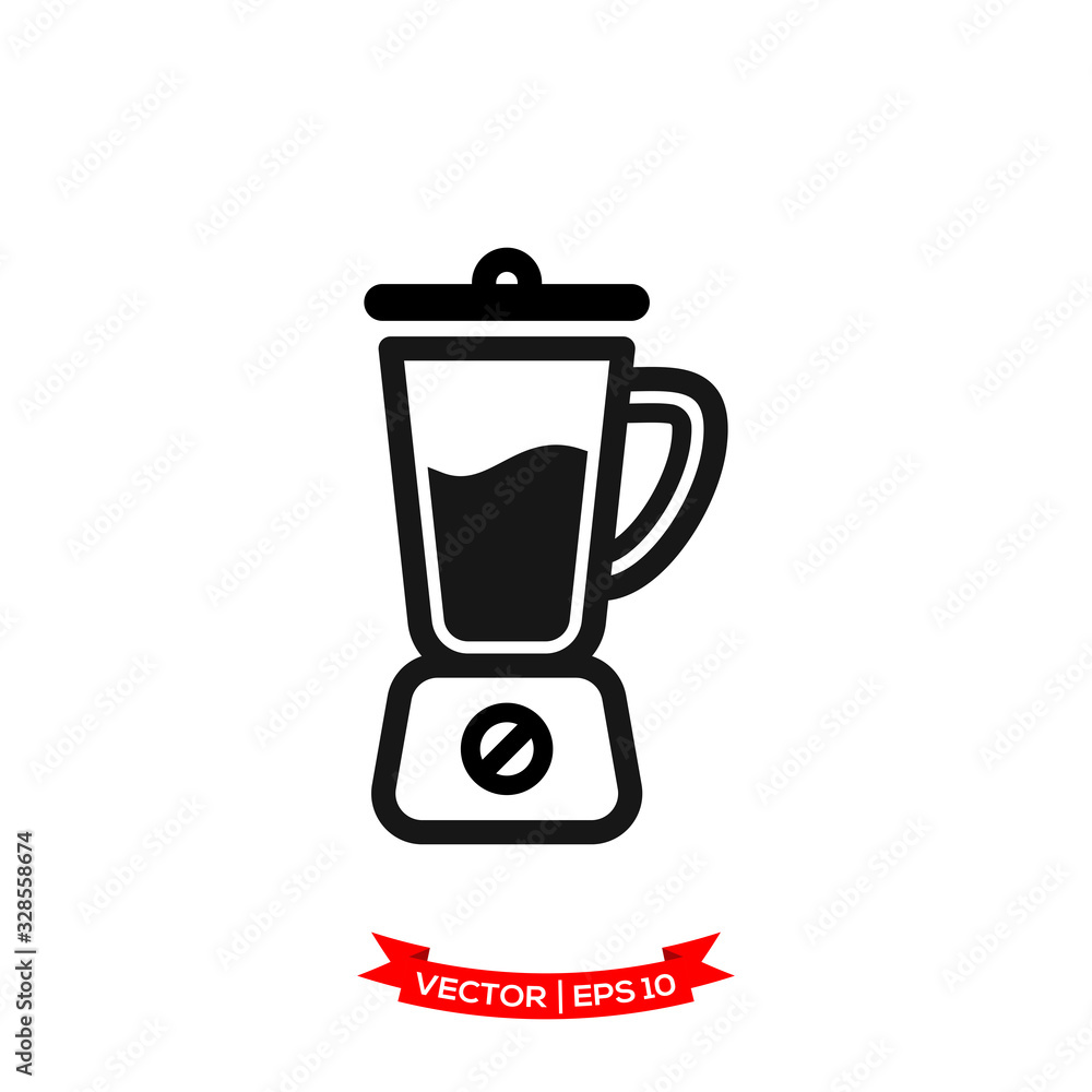 blender icon in trendy flat design blender icon in trendy flat design