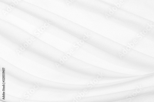 white and gray abstract soft fabric beauty smooth curve shape decorate fashion textile background